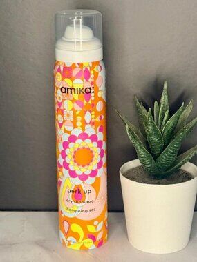 Amika Perk Up Dry Shampoo 💛 Travel Size NEW Oil Absorbing